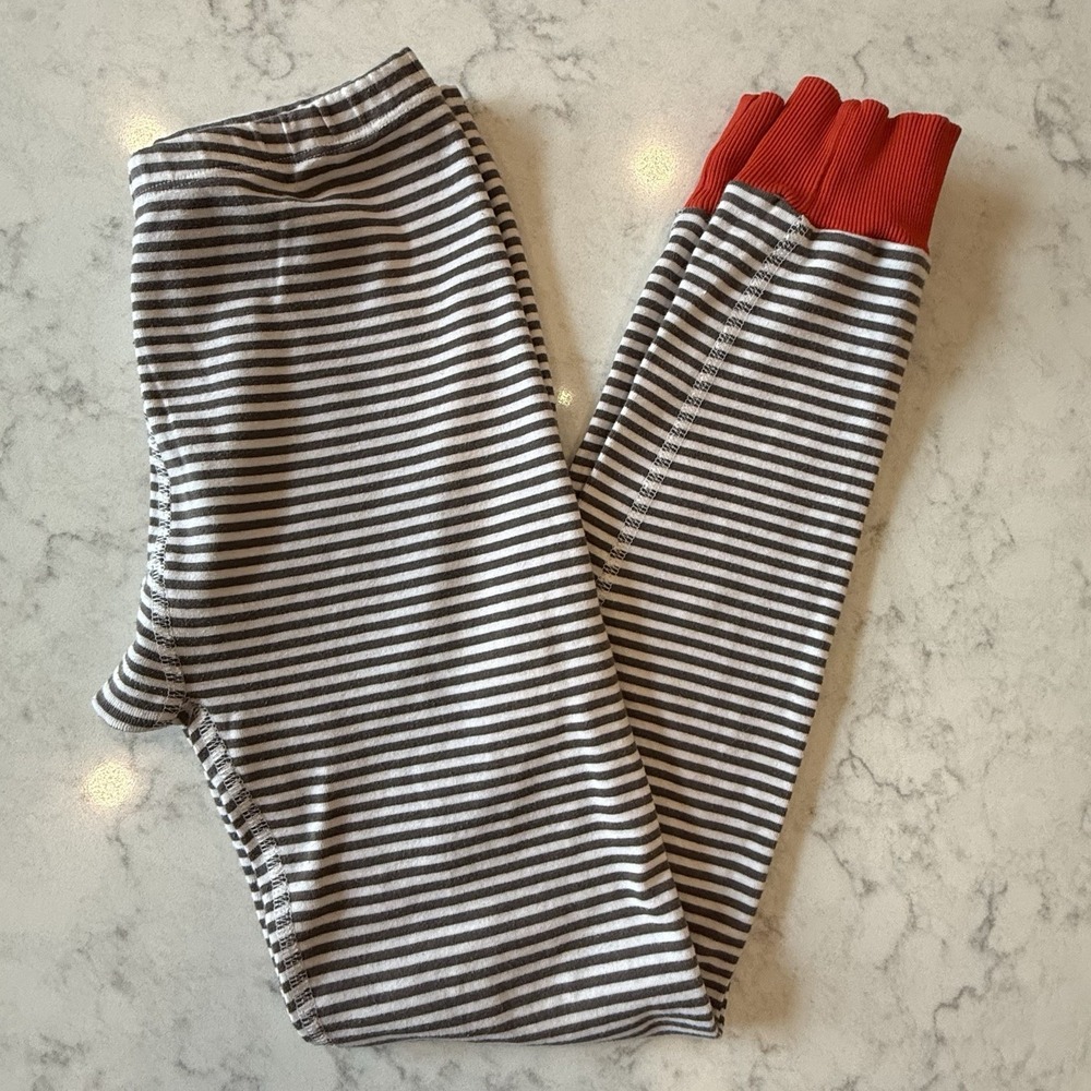 MIGHTLY 100% Organic Cotton PJ Pants Striped Kids Size 14